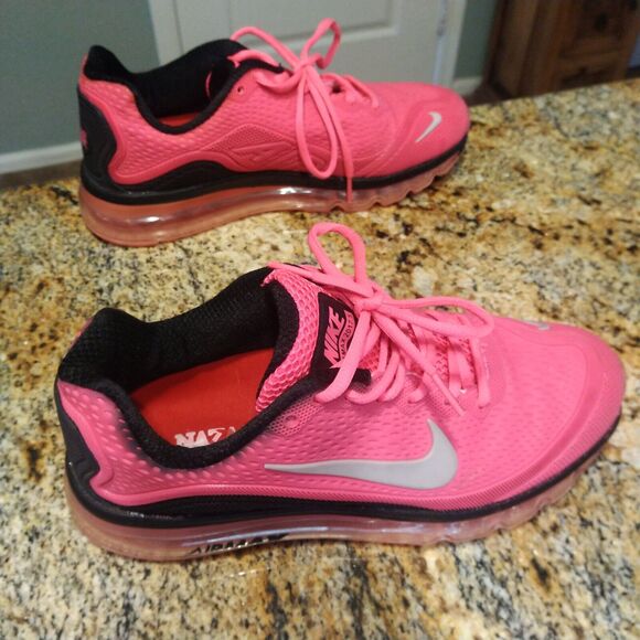 Rare Nike Air Max Running Shoes 898013-006 Women\'s Pink Running Shoes Size 8.5